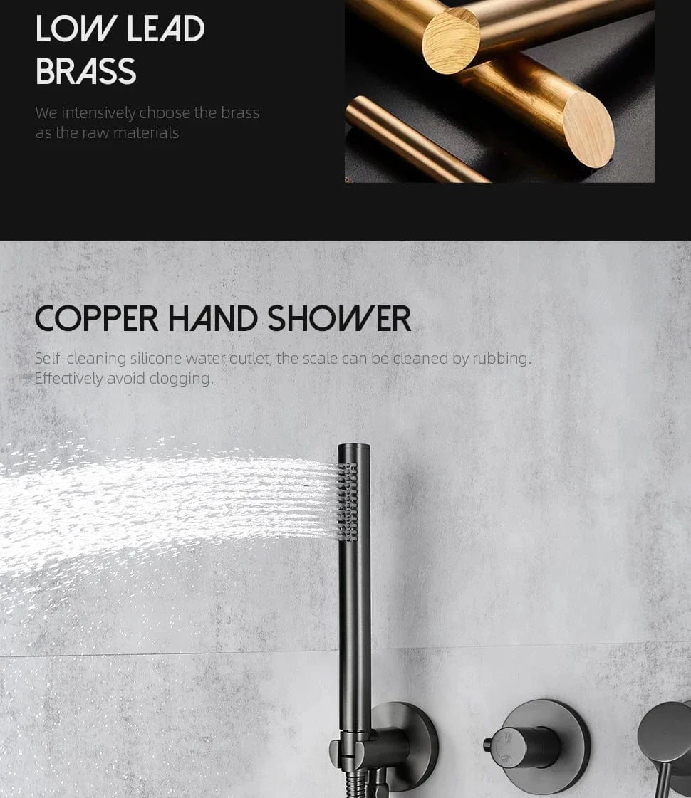 Mitigeo Colonne de Douche Encastrable