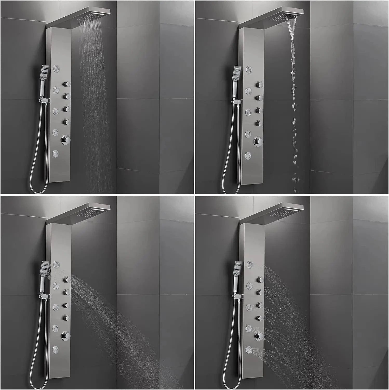 Mitigeo Colonne de Douche Hydromassante Thermostatique