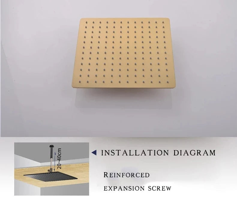 Mitigeo Colonne de Douche Or