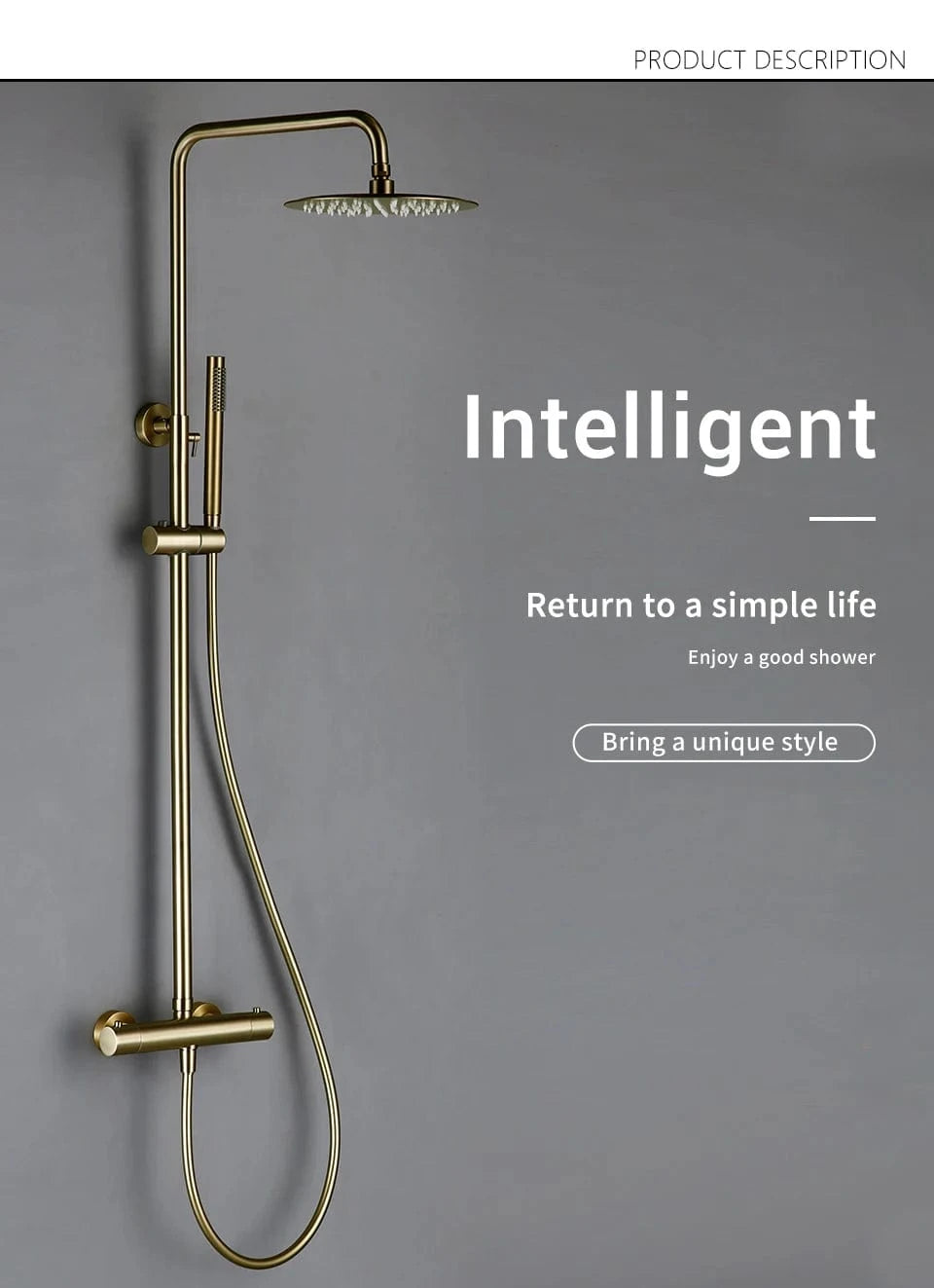 Mitigeo Colonne de Douche Simple