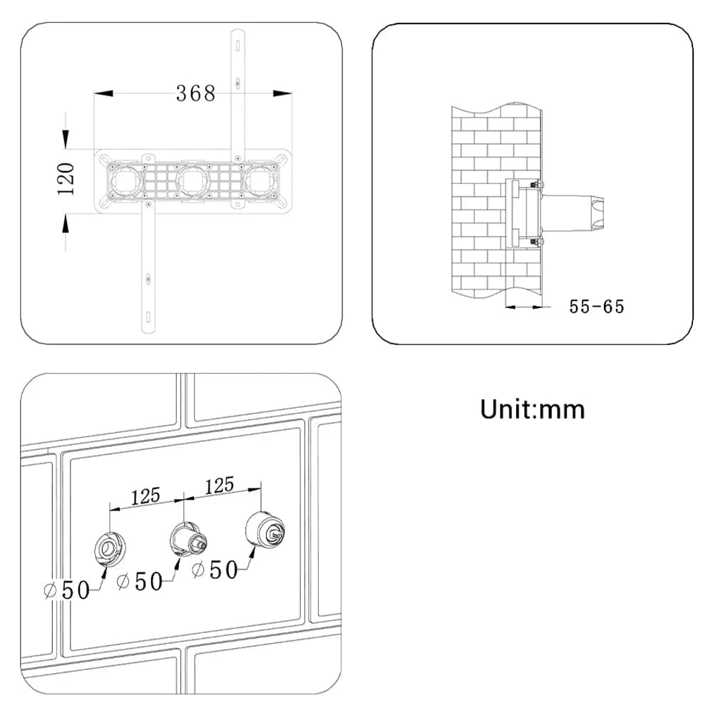 Mitigeo Colonnes de Douche
