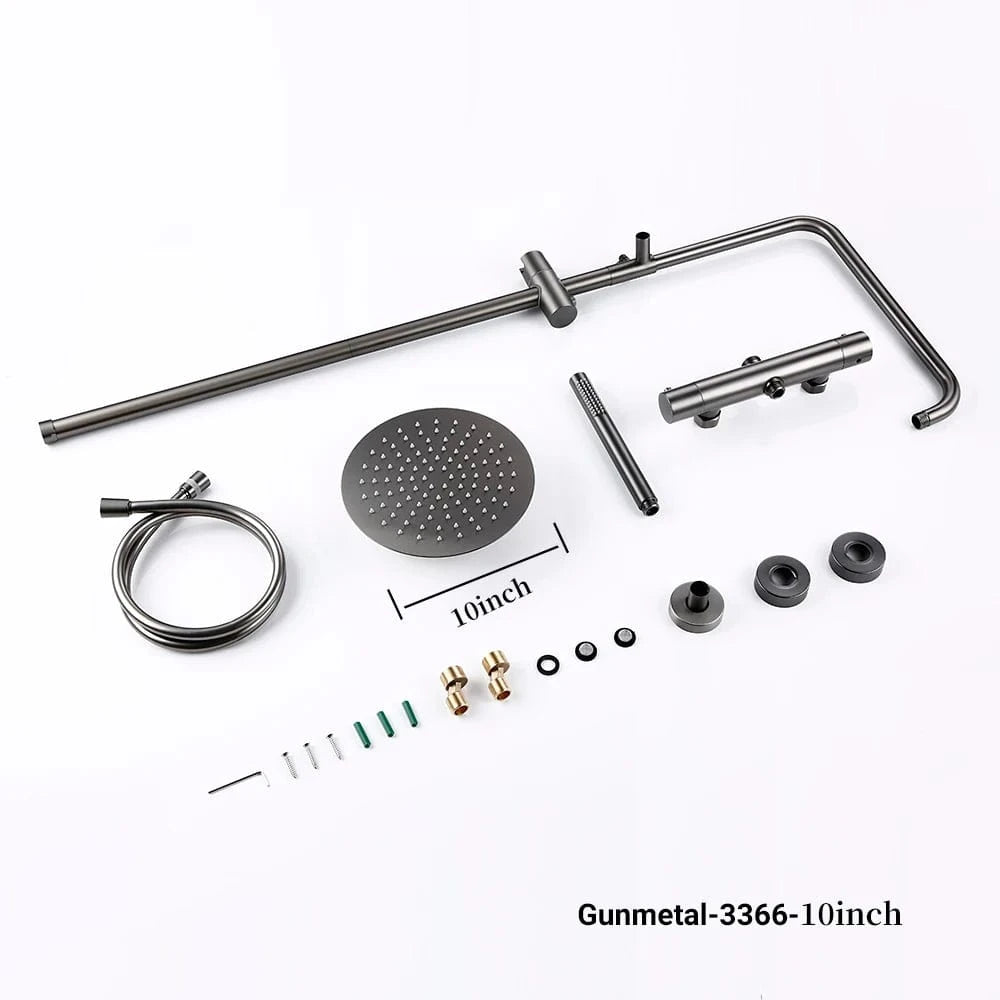Mitigeo GM-25 cm Colonnes de Douche Thermostatique