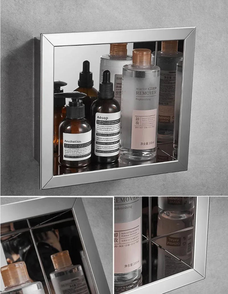 Mitigeo Douche Italienne avec Niche de Rangement