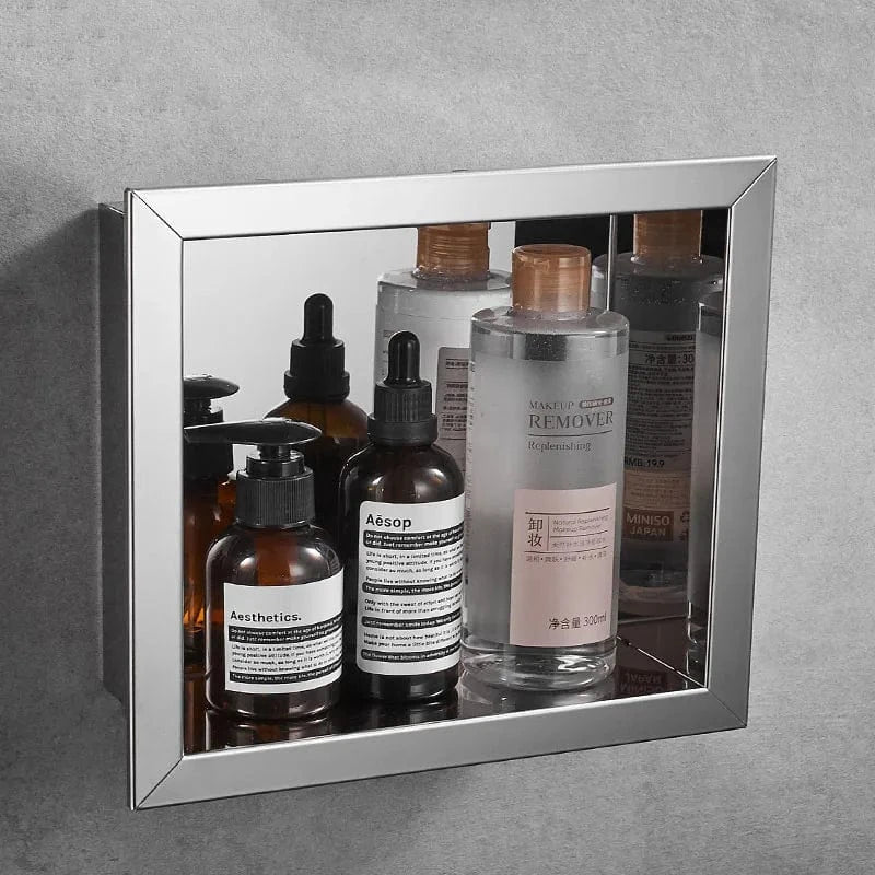 Mitigeo Douche Italienne avec Niche de Rangement