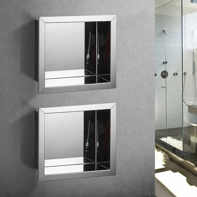 Mitigeo Douche Italienne avec Niche de Rangement