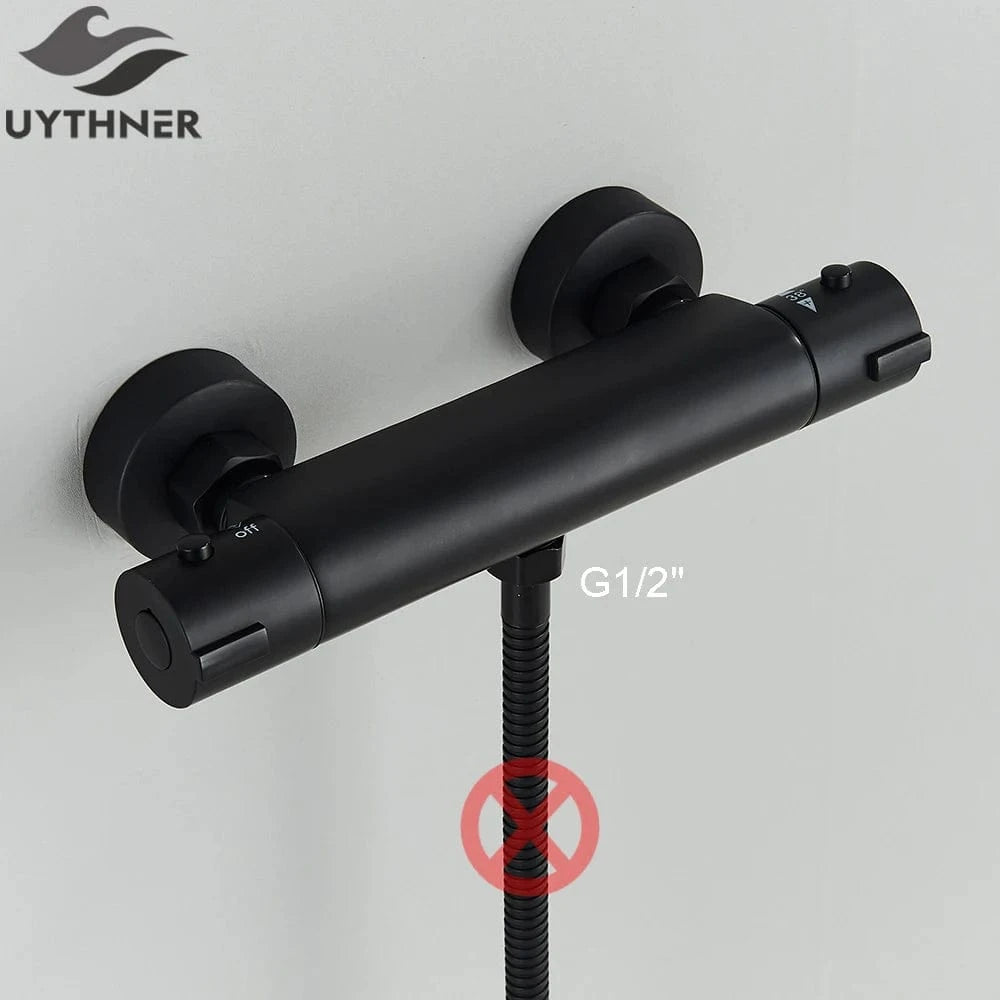 Mitigeo Mitigeur Noir C Douche Thermostatique