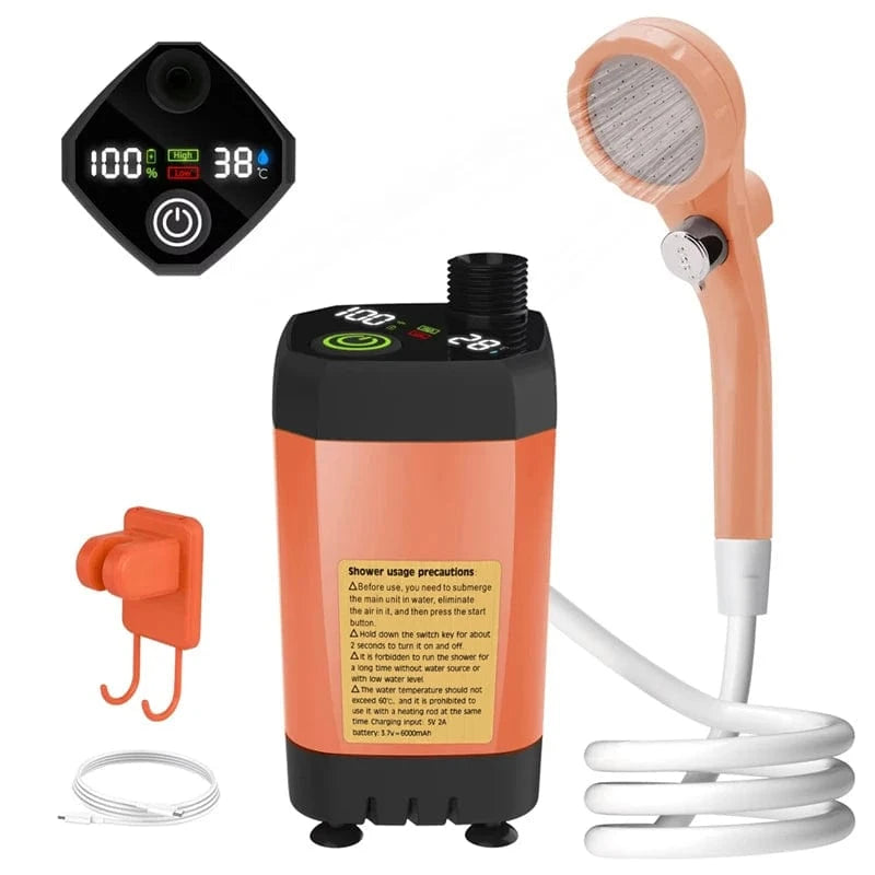 Mitigeo Orange Douchette Camping