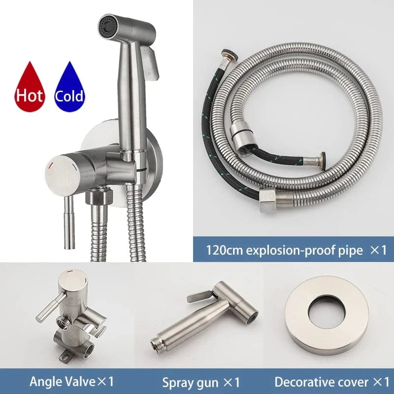 Mitigeo Chrome Douchette Chauffante