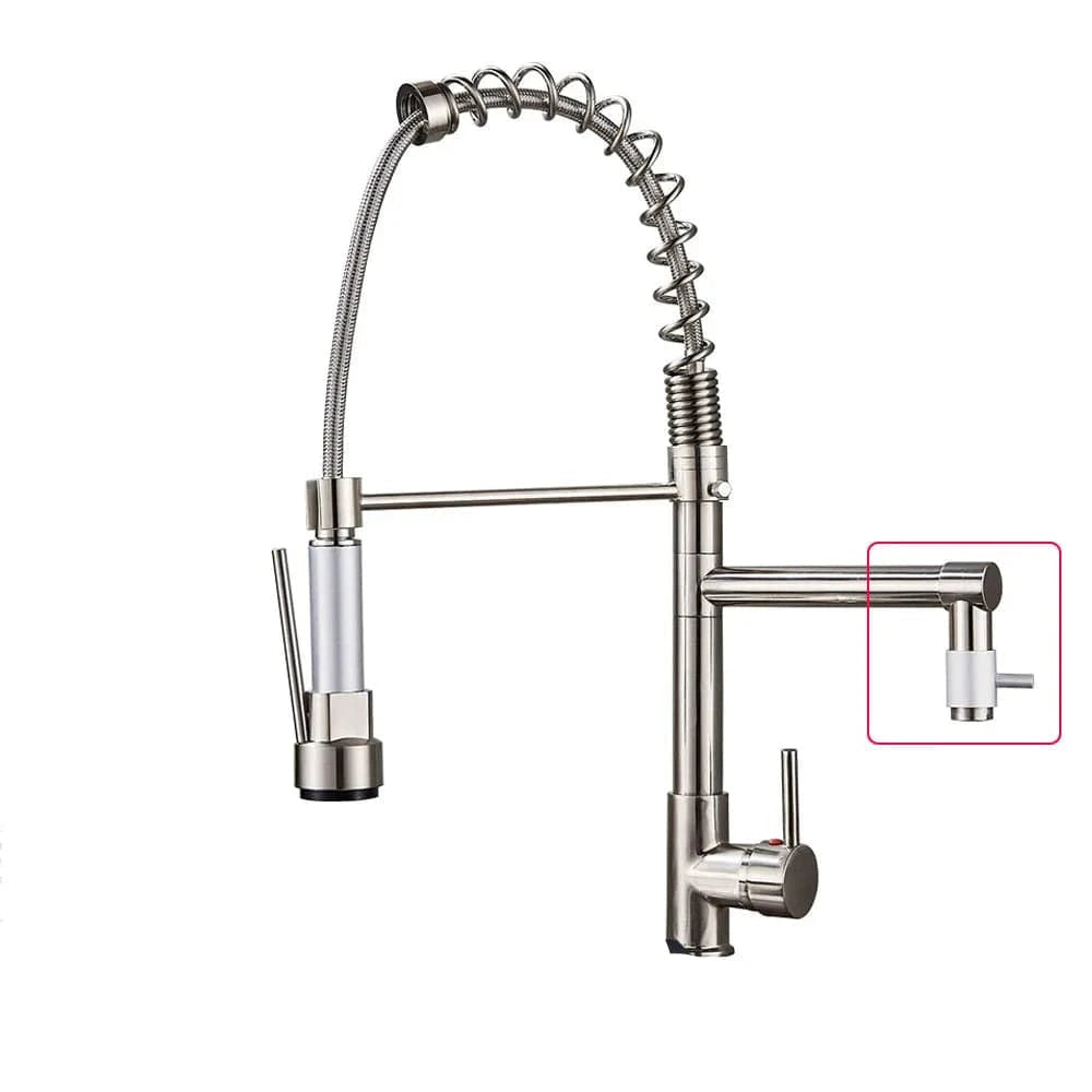 Mitigeo Nickel Brossé B Douchette Cuisine
