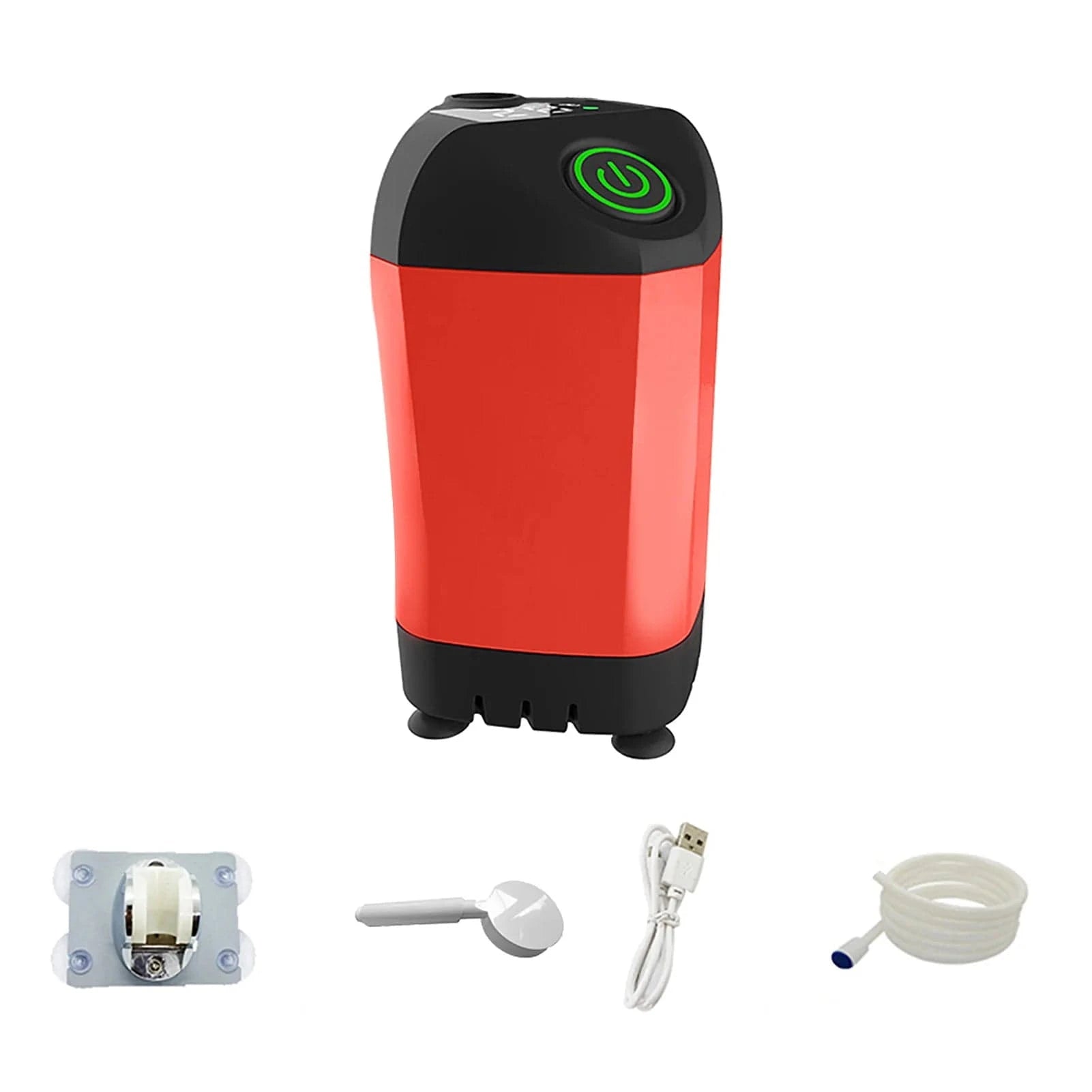 Mitigeo Rouge 3600mAh Basic Douchette de Camping Portable