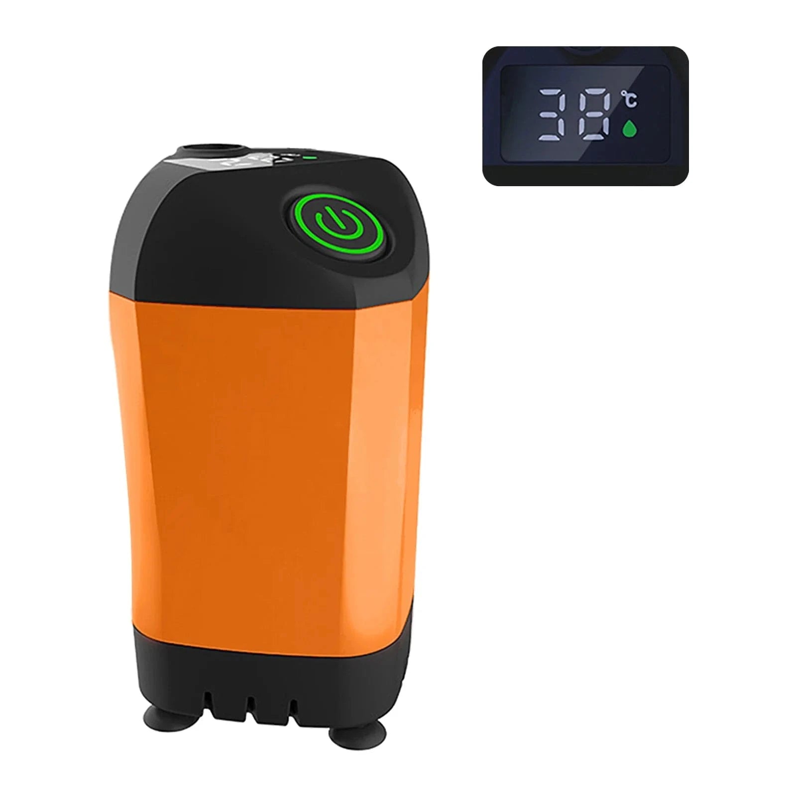 Mitigeo Orange 7800mAh Douchette de Camping Portable
