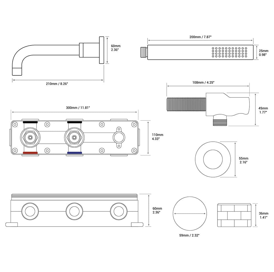 Mitigeur Baignoire Encastrable Mitigeo