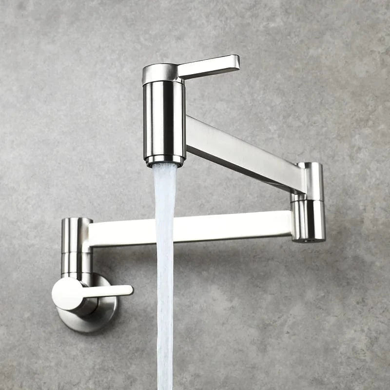 Mitigeo Nickel Mitigeur de Cuisine Rabattable