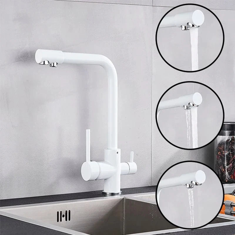 Mitigeo Mitigeur Evier Blanc