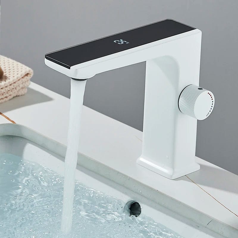Mitigeo Blanc Mitigeur Lavabo Design