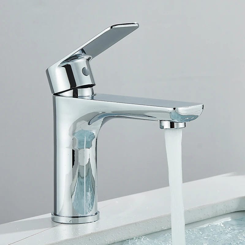 Mitigeo Chrome Mitigeur Lavabo Doré
