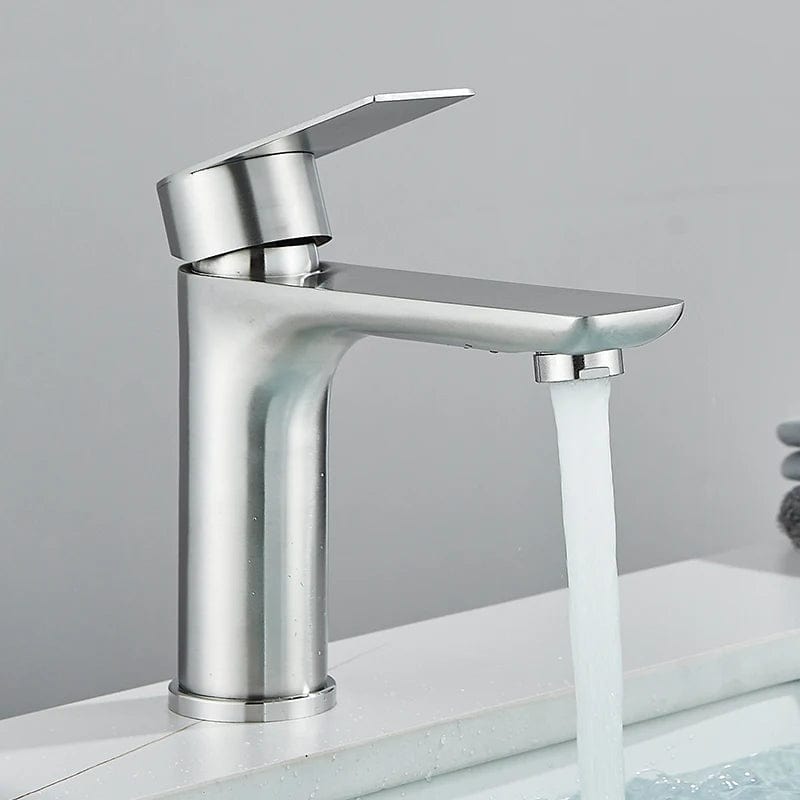 Mitigeo Nickel Brosse Mitigeur Lavabo Doré