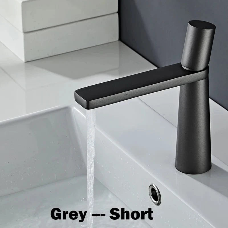 Mitigeo Gris Lavabo Mitigeur Lavabo Laiton Brossé