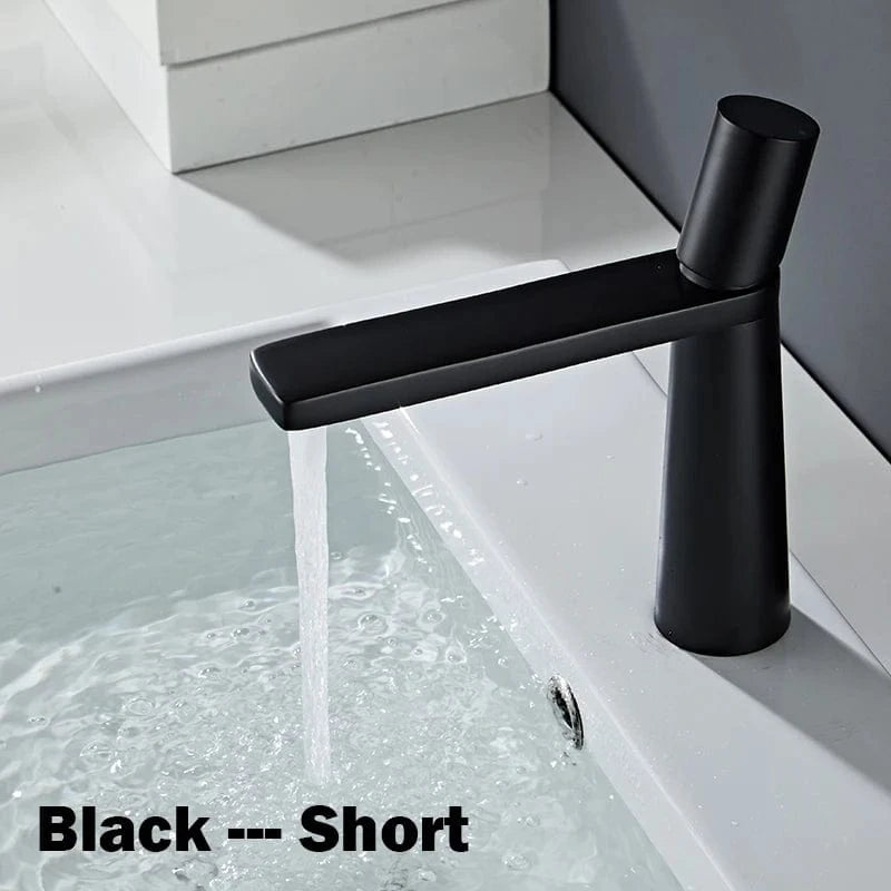 Mitigeo Noir Lavabo Mitigeur Lavabo Laiton Brossé