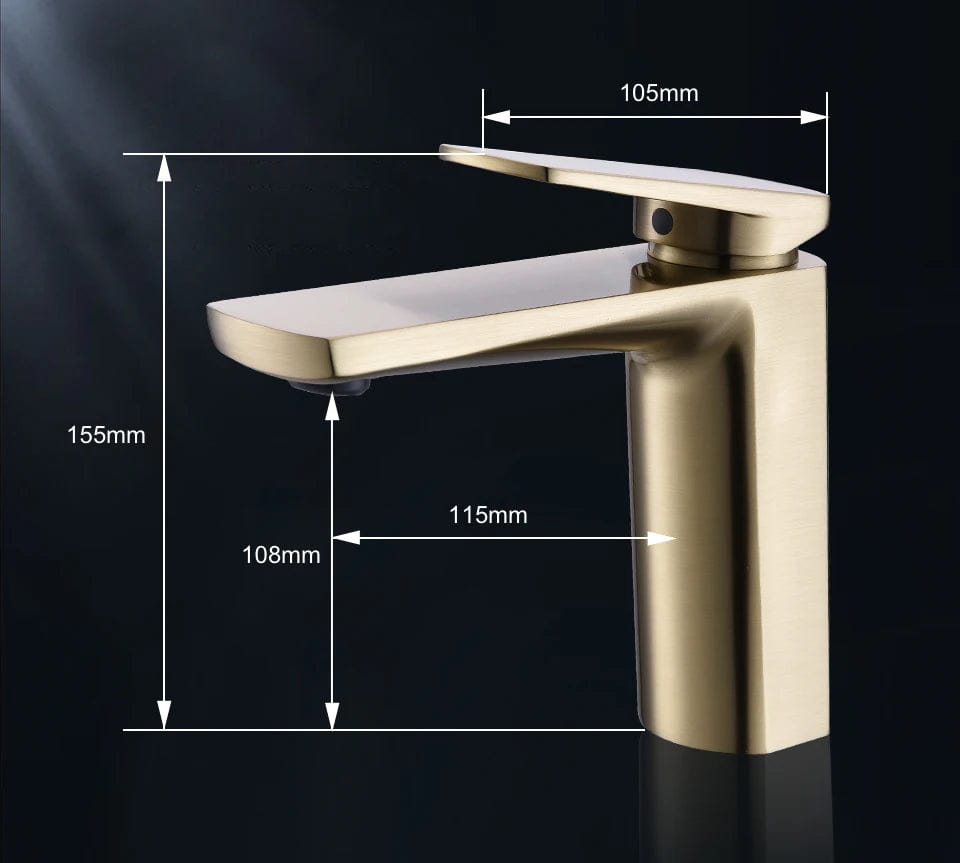 Mitigeo Mitigeur Lavabo Laiton