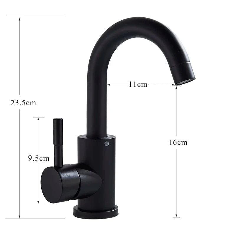 Mitigeo Mitigeur Lavabo Noir