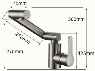 Mitigeo Mitigeur Lavabo Rabatable