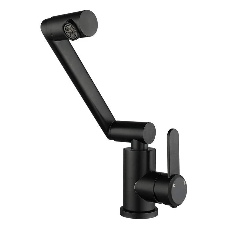 Mitigeo Noir Mitigeur Lavabo Rabatable