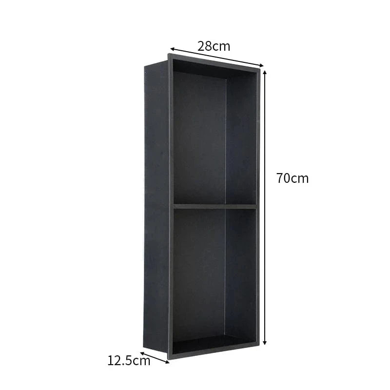 Mitigeo Noir-2 Niche de Douche à Carreler