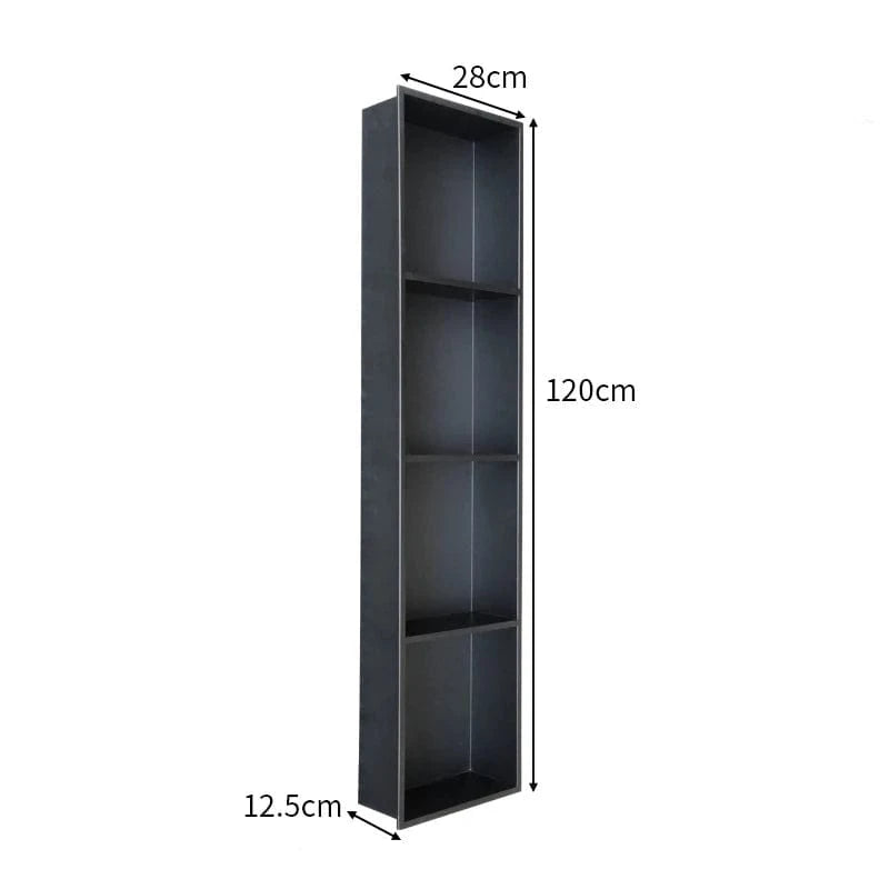 Mitigeo Noir-4 Niche de Douche à Carreler