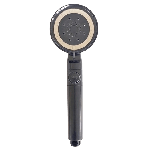 Mitigeo Noire avec bouton Pommeau de Douche Filtrant