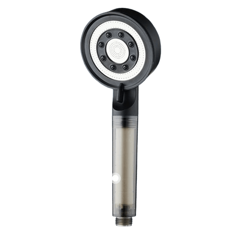 Mitigeo Noir transparent Pommeau de Douche Filtrant