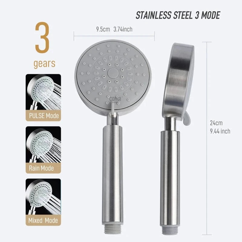 Mitigeo Douche Q Pommeau et Tuyau de Douche