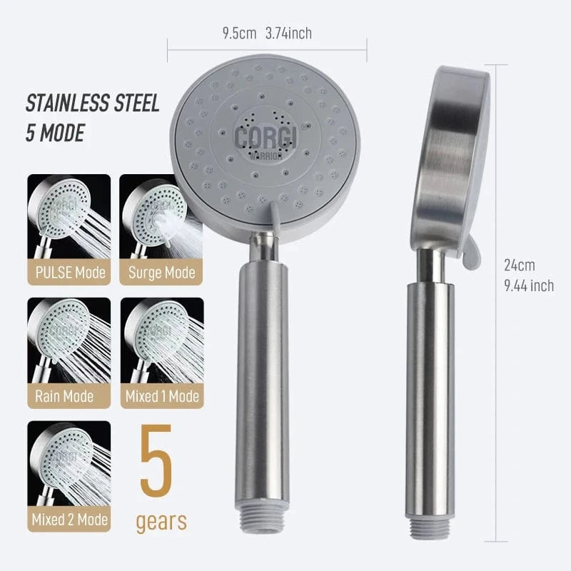 Mitigeo Douche W Pommeau et Tuyau de Douche