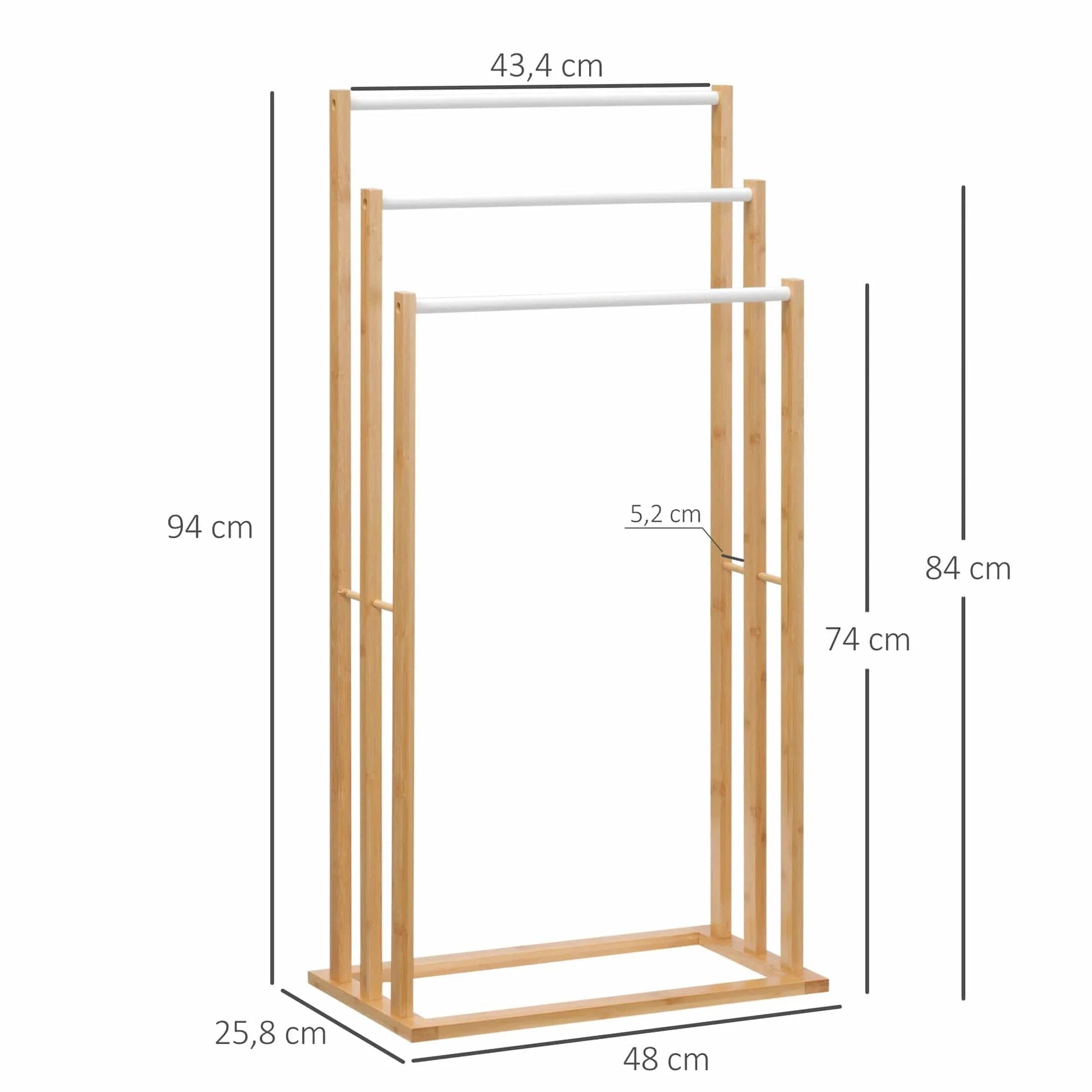 Mitigeo Porte Serviette Bois