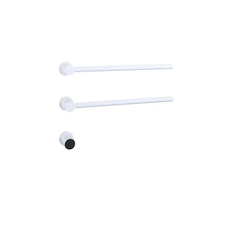 Mitigeo Blanc-2 Rods Porte Serviette Chauffage