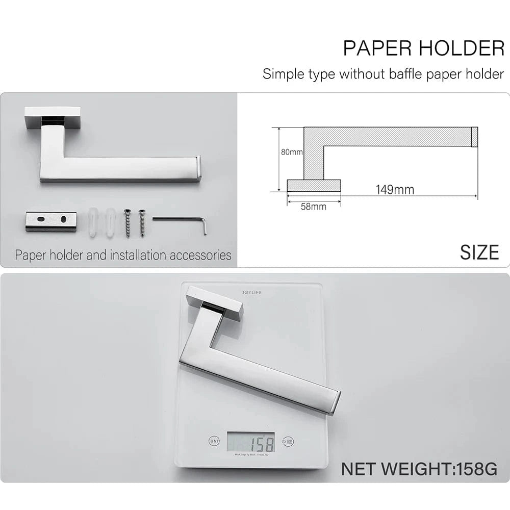 Mitigeo Porte-Serviette  Mural en Acier inoxydable