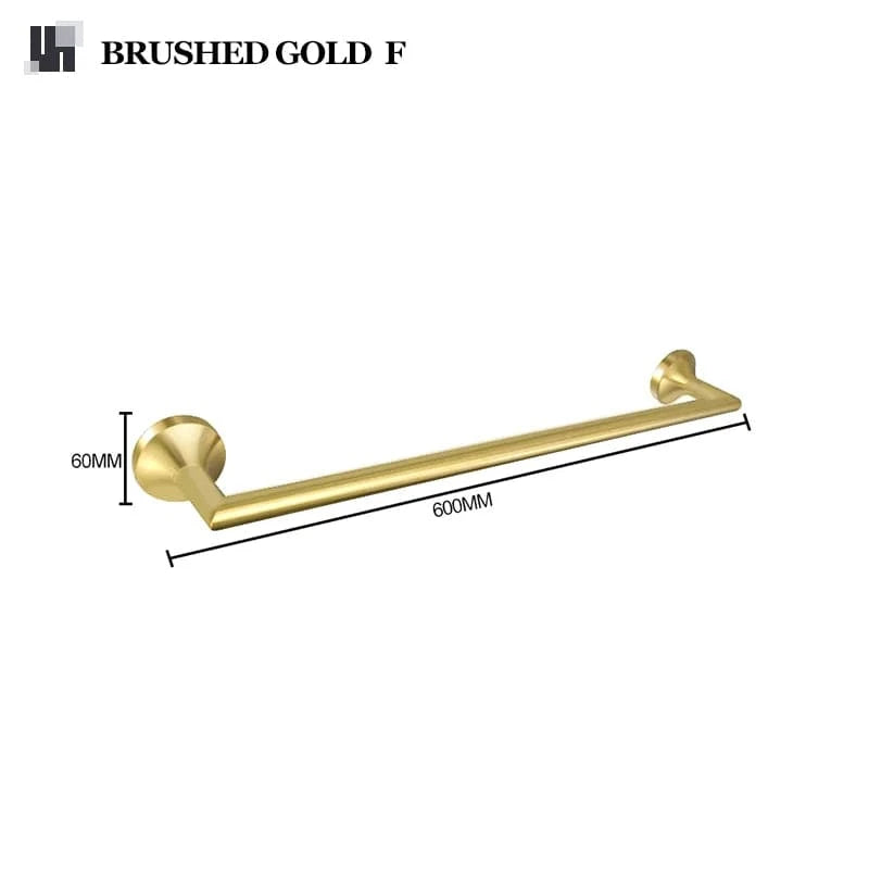 Mitigeo Or Brossé F Porte Serviette Mural Salle de Bain