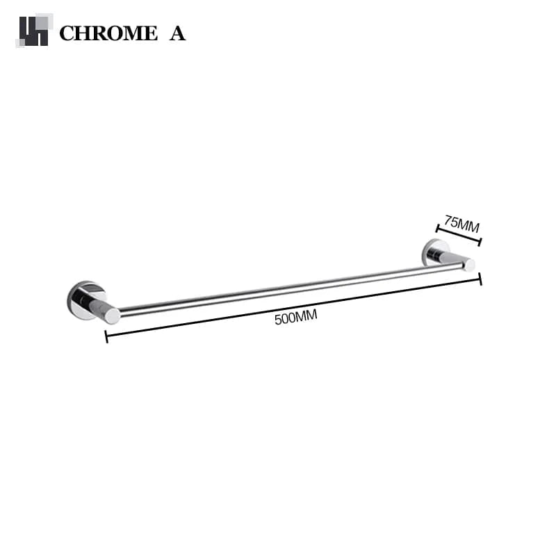 Mitigeo Chrome A Porte Serviette Mural Salle de Bain