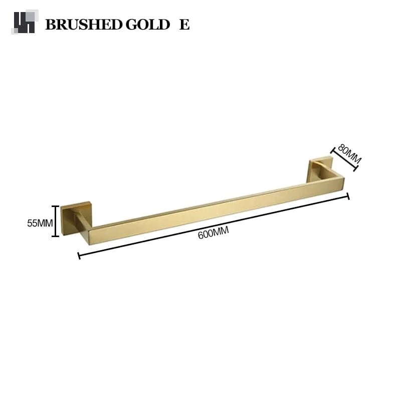 Mitigeo Or Brosse E Porte Serviette Mural Salle de Bain