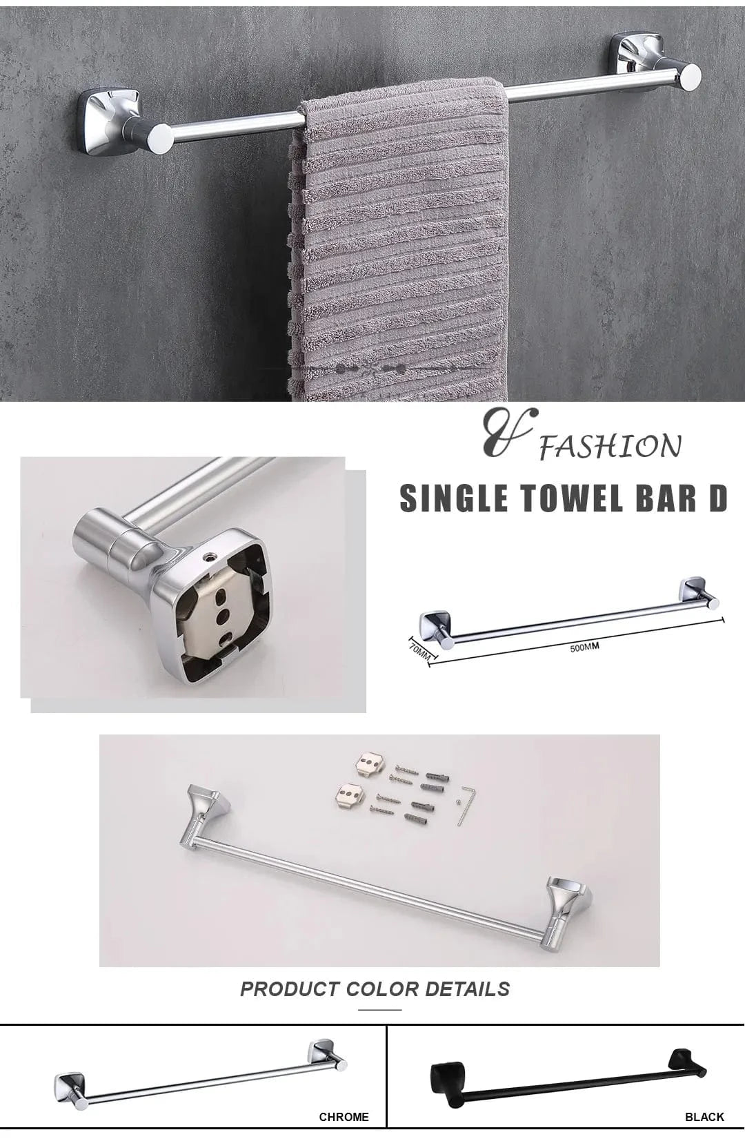 Mitigeo Porte Serviette Mural Salle de Bain