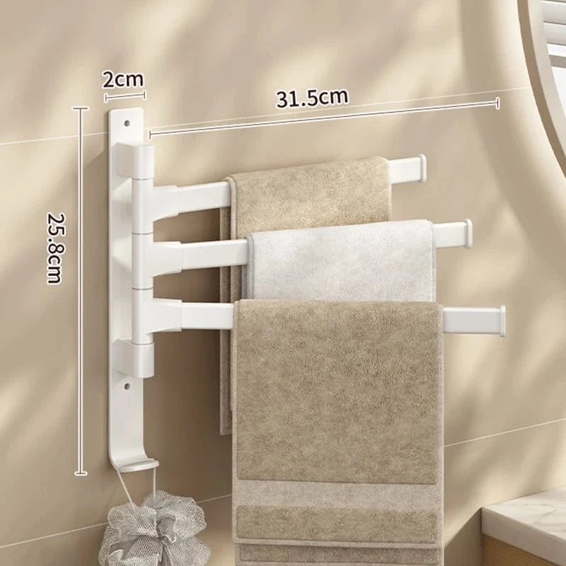 Mitigeo Blanc 3 Barres Porte Serviette Salle de Bain