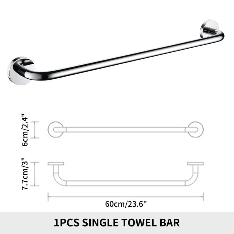 Mitigeo A1 Porte Serviette Salle de Bain Mural