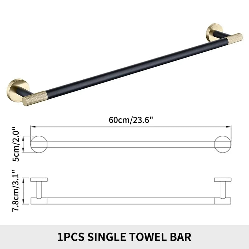 Mitigeo BGB Porte Serviette Salle de Bain Mural