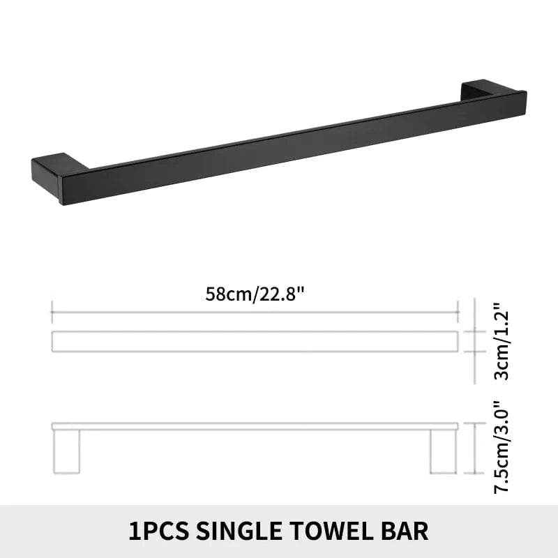 Mitigeo A5B Porte Serviette Salle de Bain Mural