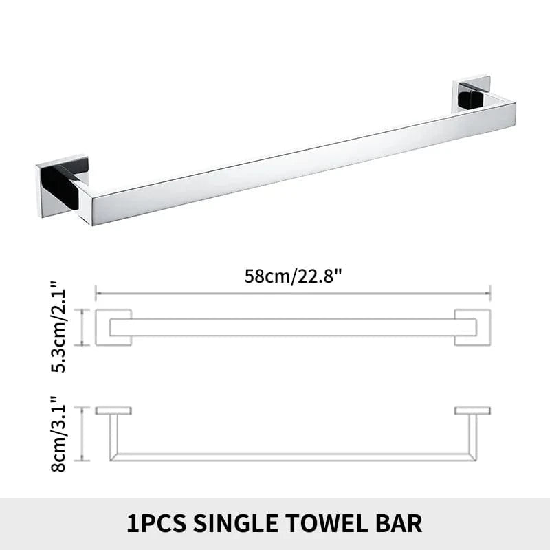 Mitigeo A7 Towel Bar Porte Serviette Salle de Bain Mural