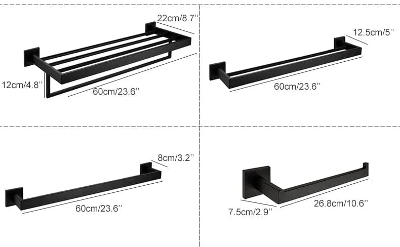 Porte Serviettes Salle de Bain Mitigeo