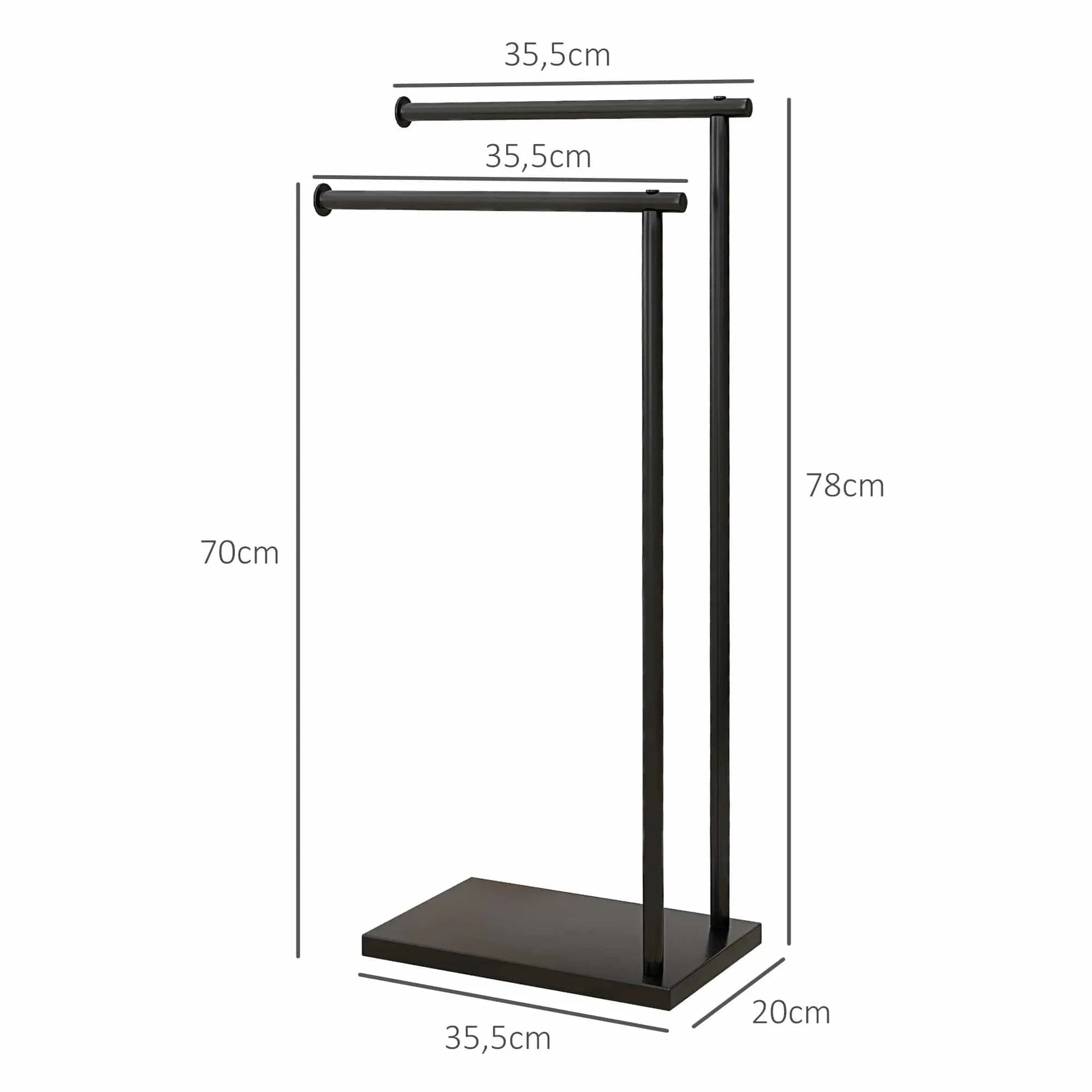 Mitigeo Porte Serviettes sur Pied Salle de Bain