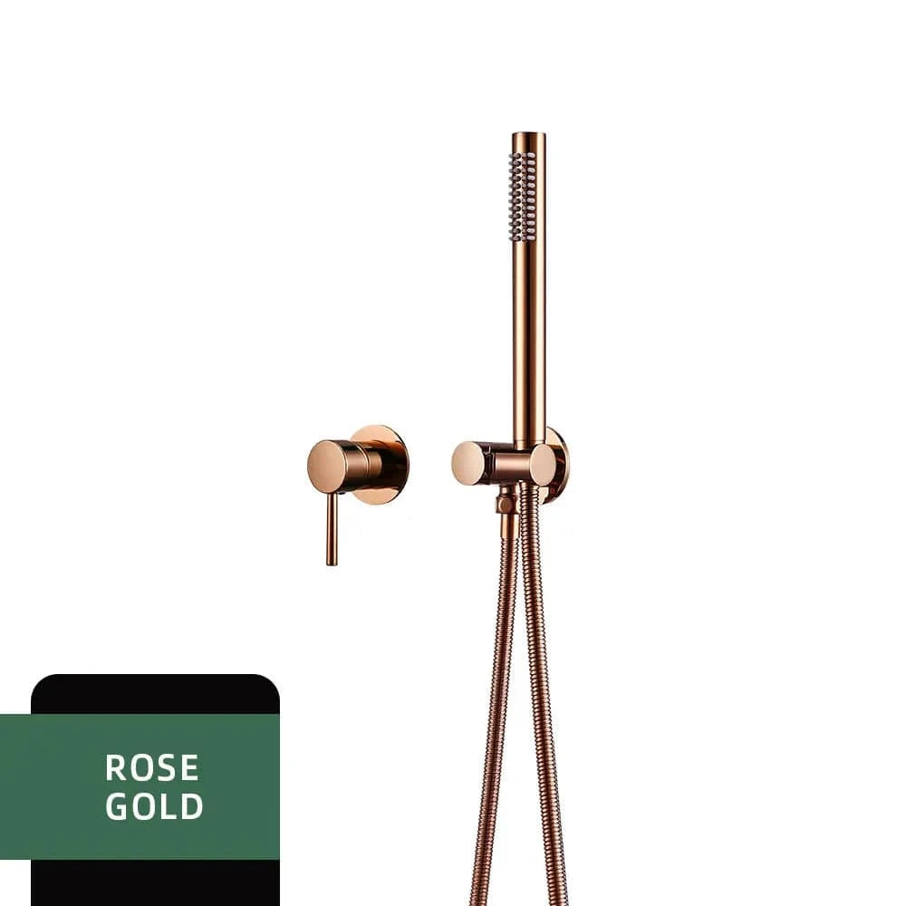 Mitigeo Or Rose Robinet Baignoire Encastrable