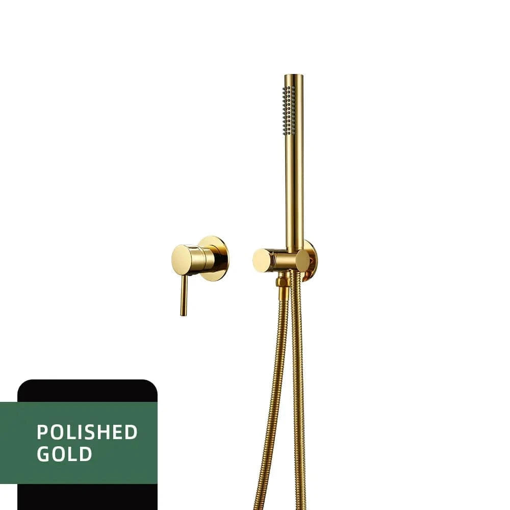 Mitigeo Or Poli Robinet Baignoire Encastrable