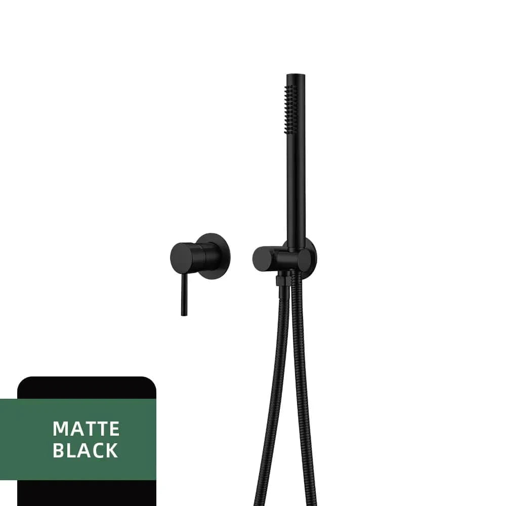 Mitigeo Noir Robinet Baignoire Encastrable